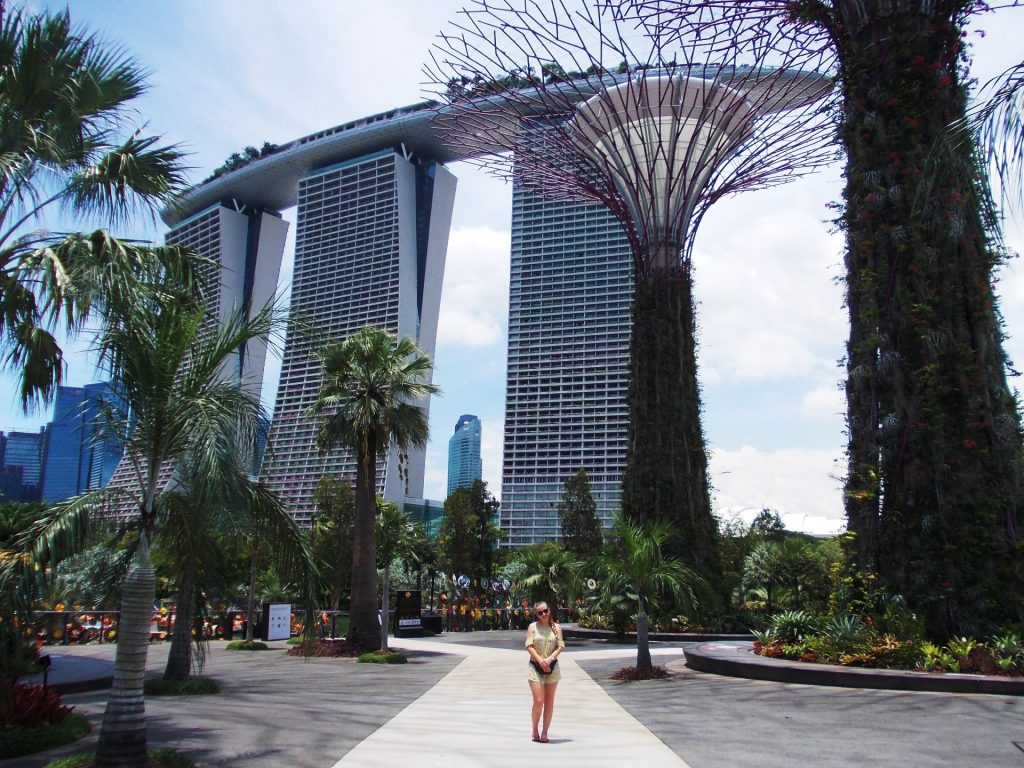Supertree Grove and Marina Bay Sands in Singapore