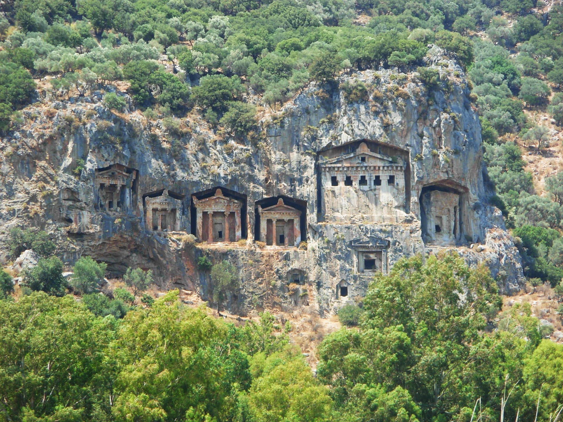 Lycian Rocks Tombs in Dalyan, Turkey - One of the most unique places to visit in Europe!