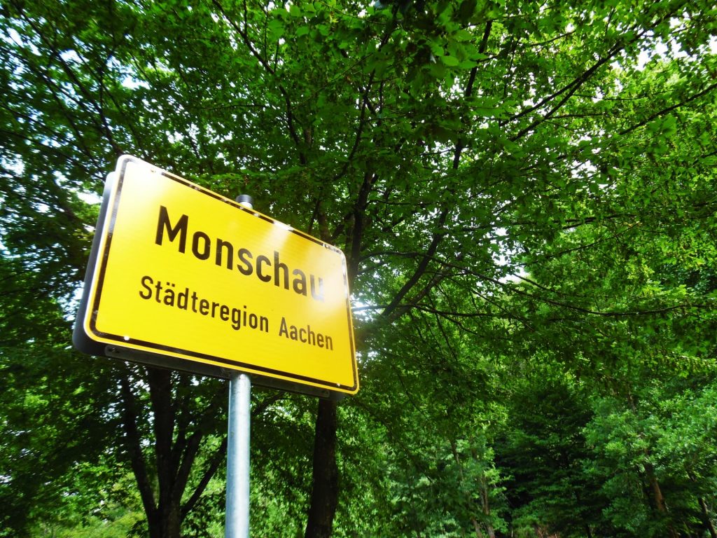 Monschau sign, Germany
