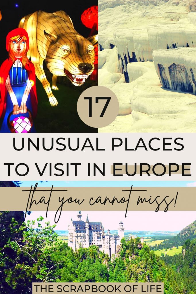 Unique places to travel in Europe
