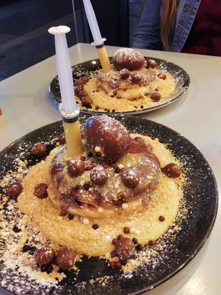 Pancakes at Shoreditch Bar and Kitchen in St Julians, Malta