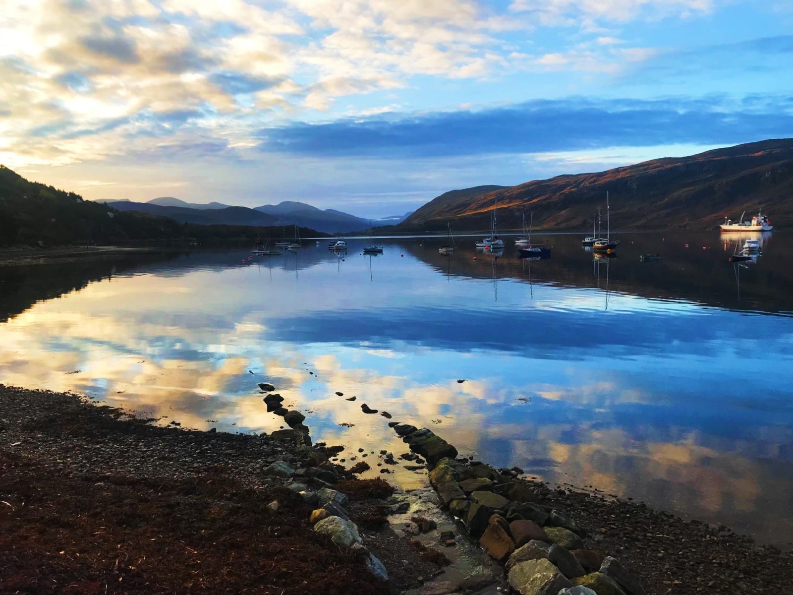 Sunrise over Loch Broom, Ullapool - one of the most beautiful lochs in Scotland!