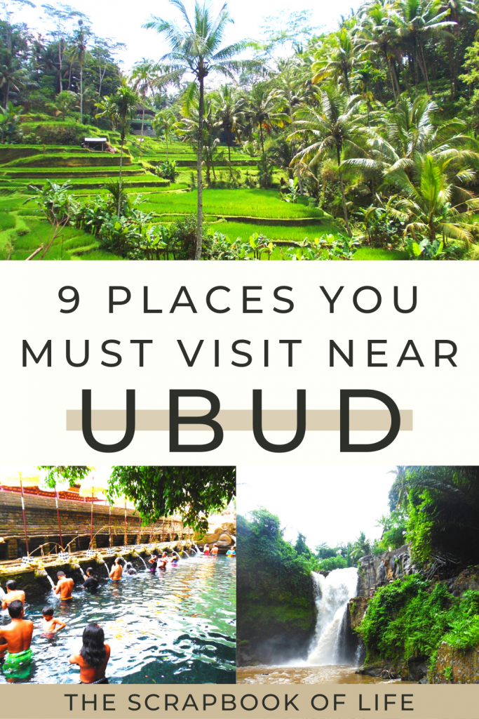 Best day trips from Ubud, Bali, Indonesia - Pinterest Pin