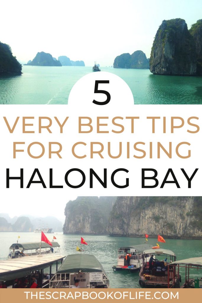 Choosing a cruise on Halong Bay - 5 tips you must know (Pinterest pin)