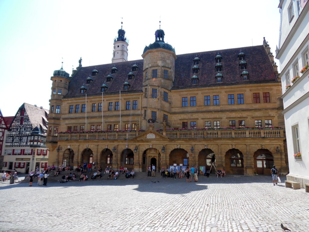 Rathaus in Rothenburg ob der Tauber, Germany
